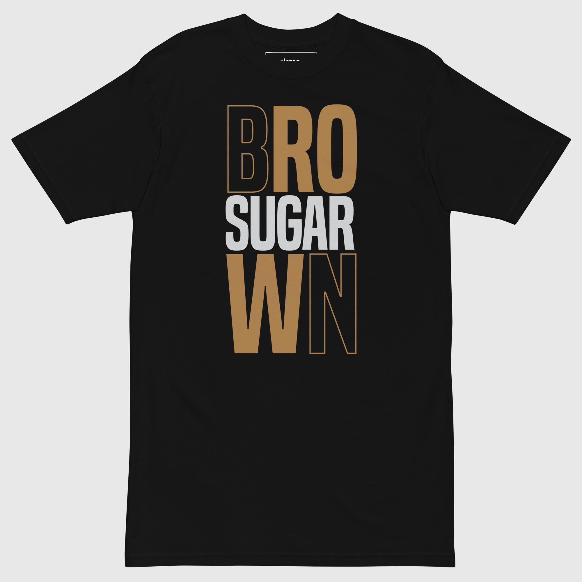 mens-premium-heavyweight-tee-black-front-68d16e0807af1.jpg Brown Sugar Tee - Image 1