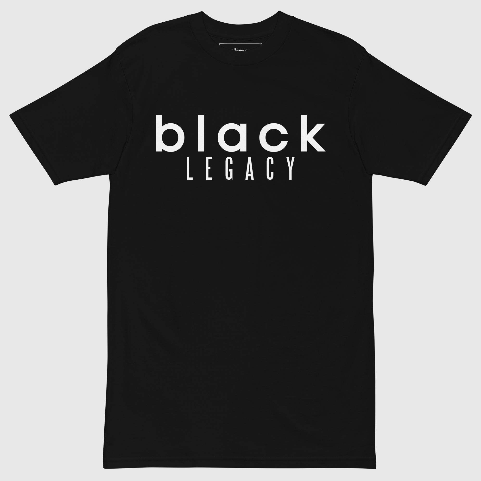 mens-premium-heavyweight-tee-black-front-68e27c1714233.jpg Black Legacy Tee - Image 1